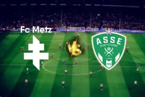 เม็ตซ์ vs แซงต์ เอเตียน 15 แซงต์ เอเตียน